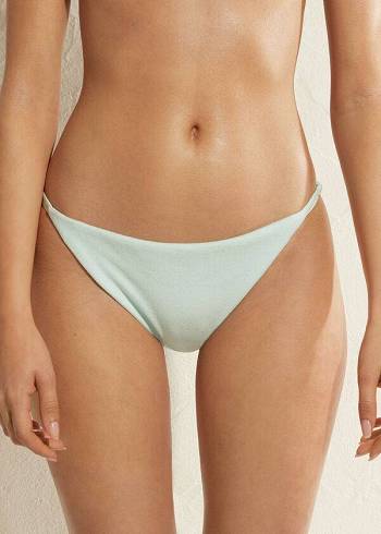 Abajo De Bikini Calzedonia Adjustable Side Beverly Hills Eco Mujer Azules | CL1287HK