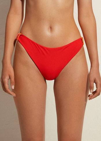Abajo De Bikini Calzedonia Berlino Mujer Rojas | CL1294VD
