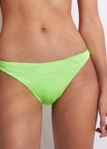 Abajo De Bikini Calzedonia Bikini New York Mujer Verde | CL1296NB