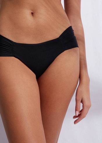 Abajo De Bikini Calzedonia Brazilian Indonesia Eco Mujer Negras | CL1311FM