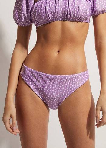 Abajo De Bikini Calzedonia Cipro Mujer Moradas | CL1360AP