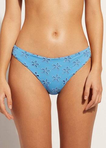 Abajo De Bikini Calzedonia Corfù Mujer Azules | CL1373BC