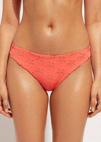 Abajo De Bikini Calzedonia Corfù Mujer Coral Naranjas | CL1372VD