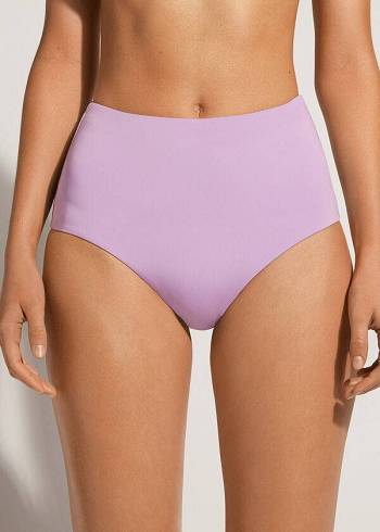 Abajo De Bikini Calzedonia High Shaper Cintura Indonesia Eco Mujer Moradas | CL1404EX
