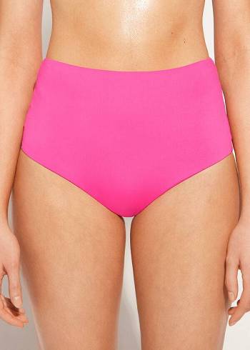 Abajo De Bikini Calzedonia High Shaper Cintura Indonesia Eco Mujer Rosas | CL1409IS