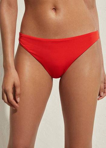 Abajo De Bikini Calzedonia Indonesia Eco Mujer Rojas | CL1468GL