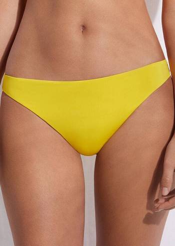 Abajo De Bikini Calzedonia Indonesia Eco Mujer Amarillo | CL1471KI
