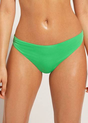 Abajo De Bikini Calzedonia Indonesia Eco Low rise Mujer Verde | CL1474XF