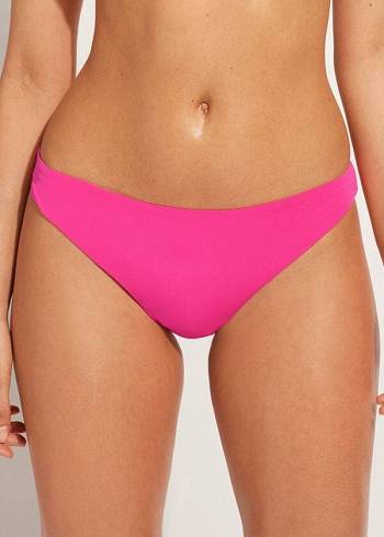Abajo De Bikini Calzedonia Indonesia Eco Low rise Mujer Rosas | CL1475CE