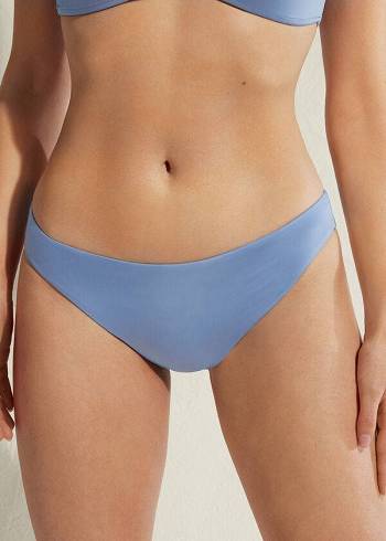 Abajo De Bikini Calzedonia Indonesia Eco rise Mujer Azules | CL1478NB
