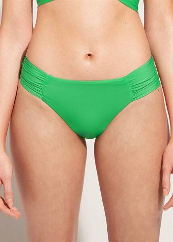 Abajo De Bikini Calzedonia Indonesia Eco rosa Mujer Verde | CL1481WY