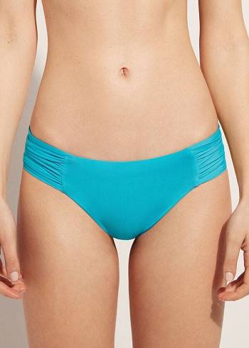 Abajo De Bikini Calzedonia Indonesia Eco rosa Mujer Turquesa | CL1484TV