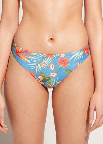 Abajo De Bikini Calzedonia Maui Mujer Verde | CL1503BC