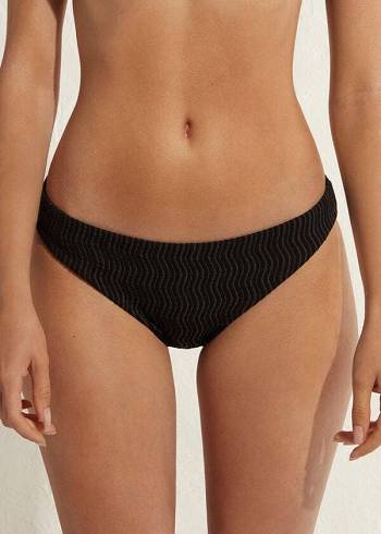 Abajo De Bikini Calzedonia Mykonos Mujer Negras | CL1506QZ