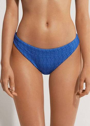 Abajo De Bikini Calzedonia Mykonos Mujer Azules | CL1508EX
