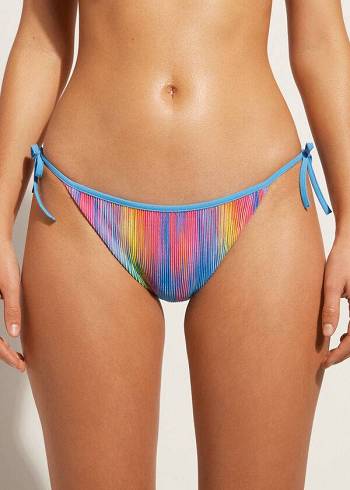 Abajo De Bikini Calzedonia Plisado String Maiorca Mujer Multicolor | CL1511YU