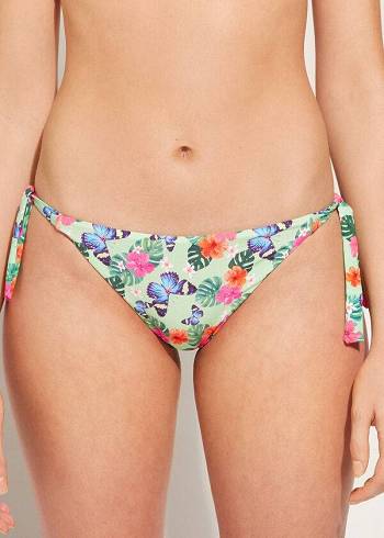 Abajo De Bikini Calzedonia Side-Tie Malibu Mujer Multicolor | CL1570DN