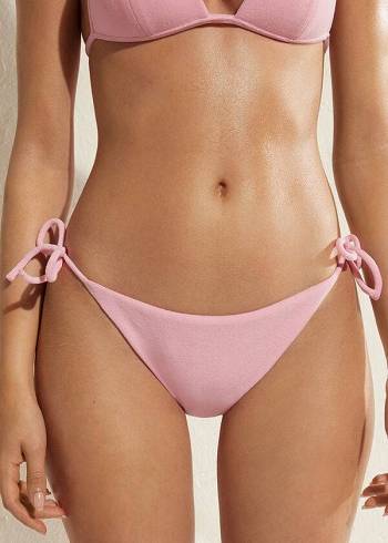 Abajo De Bikini Calzedonia String Beverly Hills Eco Mujer Rosas | CL1582NB