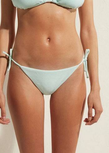 Abajo De Bikini Calzedonia String Beverly Hills Eco Mujer Azules | CL1583MA