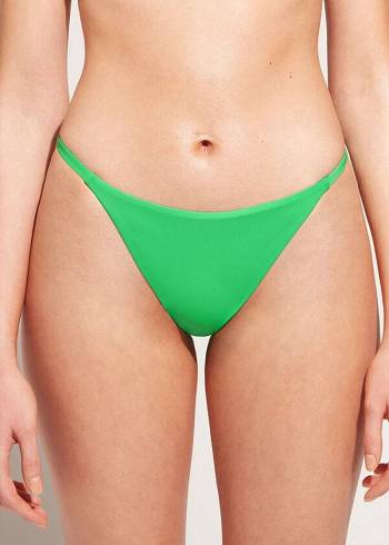Abajo De Bikini Calzedonia Tanga Indonesia Eco Mujer Verde | CL1634NB