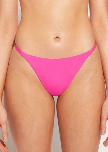 Abajo De Bikini Calzedonia Tanga Indonesia Eco Mujer Rosas | CL1635MA