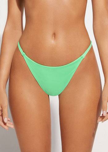 Abajo De Bikini Calzedonia Tanga Indonesia Eco G-string Mujer Verde Menta | CL1638EX