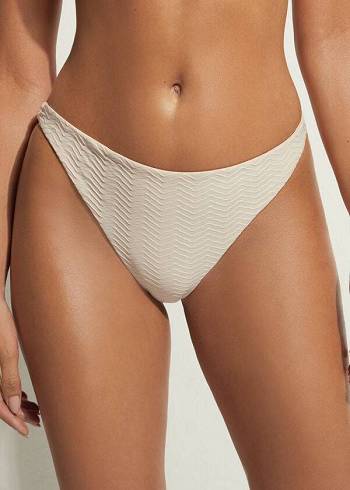 Abajo De Bikini Calzedonia The Hamptons Mujer Beige | CL1628LH