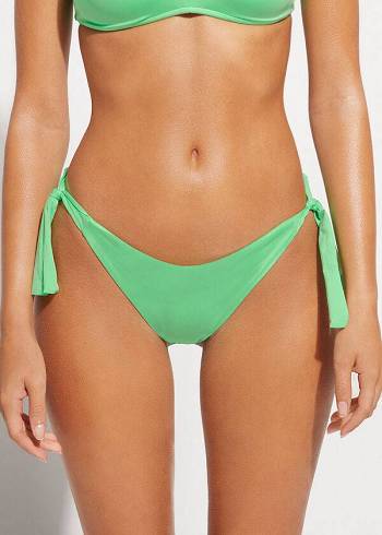 Abajo De Bikini Calzedonia Tied Indonesia Eco Mujer Verde Menta | CL1647SO