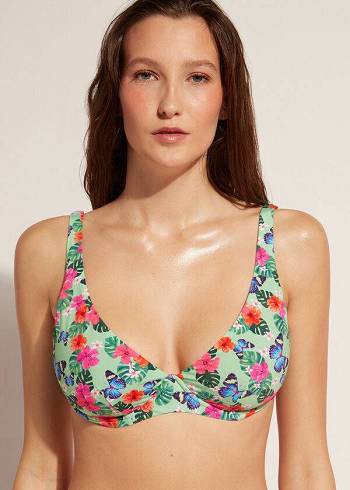 Arriba De Bikini Calzedonia Balconette Malibu Mujer Multicolor | CL1679KI