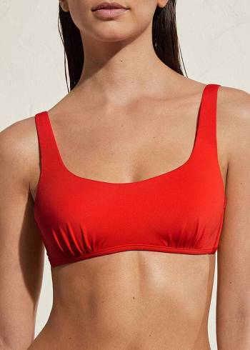Arriba De Bikini Calzedonia Tank Estilo Indonesia Eco Mujer Rojas | CL1988GL