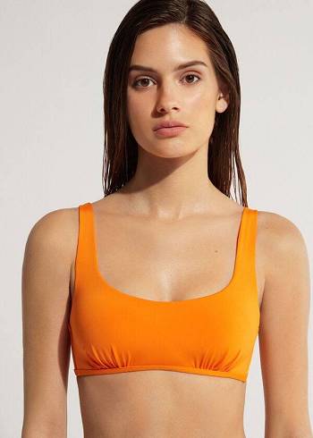 Arriba De Bikini Calzedonia Tank Estilo Indonesia Eco Mujer Naranjas | CL1990JJ