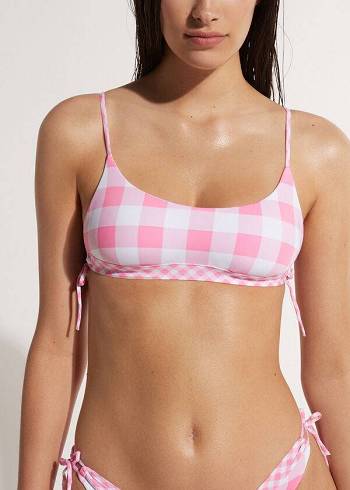 Arriba De Bikini Calzedonia Tank Lione Mujer Rosas | CL1981IS