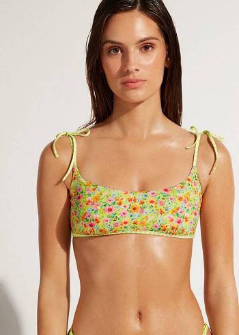 Arriba De Bikini Calzedonia Tank Siviglia Mujer Verde | CL1987FM
