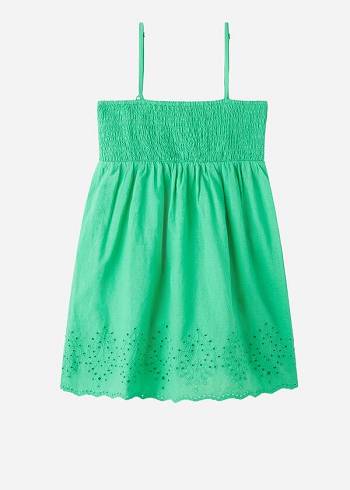 Bañadores Calzedonia Broderie Anglaise Niños Verde | CL3083MA