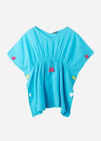 Bañadores Calzedonia Kaftan with Tassels Niños Turquesa | CL3085BC