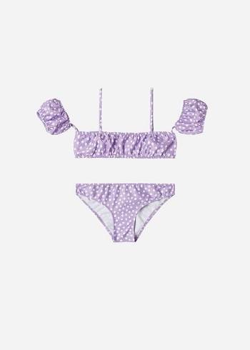 Bañadores Calzedonia Two Piece Cipro Niños Moradas | CL3056OR