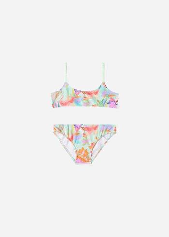 Bañadores Calzedonia Two-Piece Tahiti Niños Verde | CL3076UT