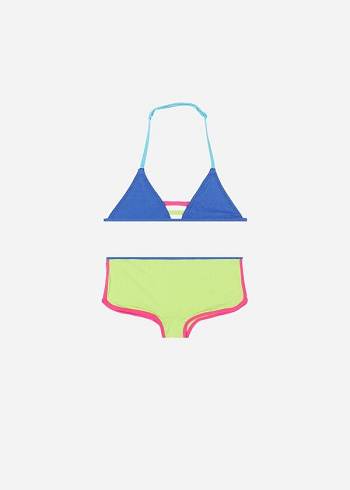 Bañadores Calzedonia Two Piece Tokyo Eco Niños Azules | CL3067HK