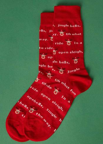 Calcetines Calzedonia Christmas Series Corta Crew Hombre Rojas | CL2794TV