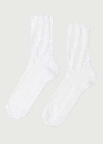 Calcetines Calzedonia Crew Deporte Hombre Blancas | CL2813SO