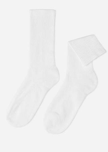 Calcetines Calzedonia Deporte Long Hombre Blancas | CL2769SO