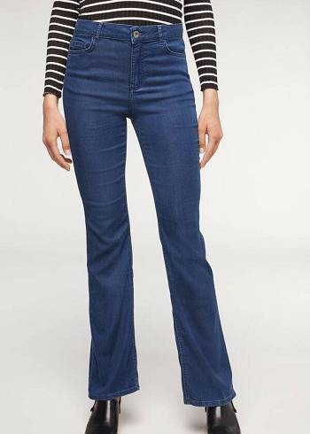 Jeans Calzedonia Eco Light Flared Denim Mujer Azul Marino | CL2577OR