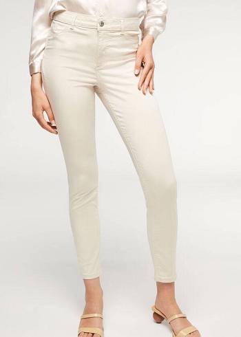 Jeans Calzedonia Eco Light Push Up Denim Mujer Marrones Beige | CL2580YU