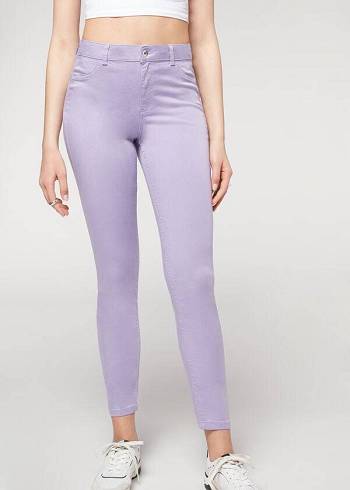 Jeans Calzedonia Eco Light Push Up Denim Mujer Moradas | CL2584WY
