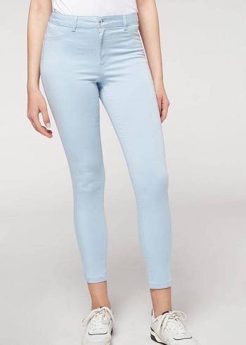 Jeans Calzedonia Eco Light Push Up Denim Mujer Beige | CL2585QZ