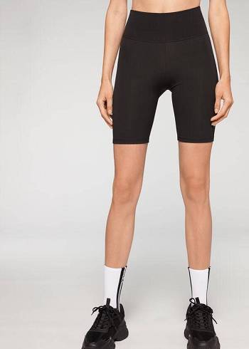 Leggins Calzedonia Atléticos Bike Mujer Negras | CL2621JJ