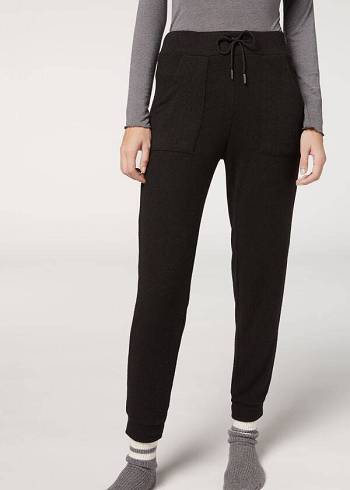 Leggins Calzedonia Cashmere Blend Stretch Mujer Negras | CL2622HK