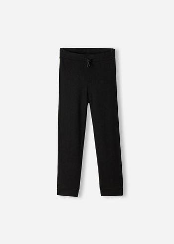 Leggins Calzedonia Cashmere Blend Stretch Deporte Niños Negras | CL3120HK