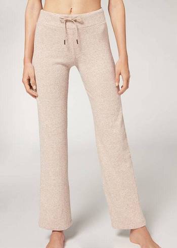 Leggins Calzedonia Cashmere Directo Mujer Beige | CL2627SO