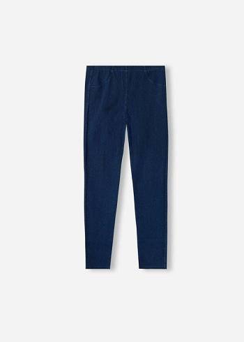 Leggins Calzedonia Denim jeggings Niños Azul Marino | CL3128IS